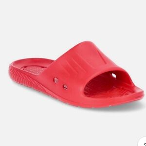 WONDER NATION Youth Boys Size 6 USA Slide Sandals EVA • Red New With Tag
